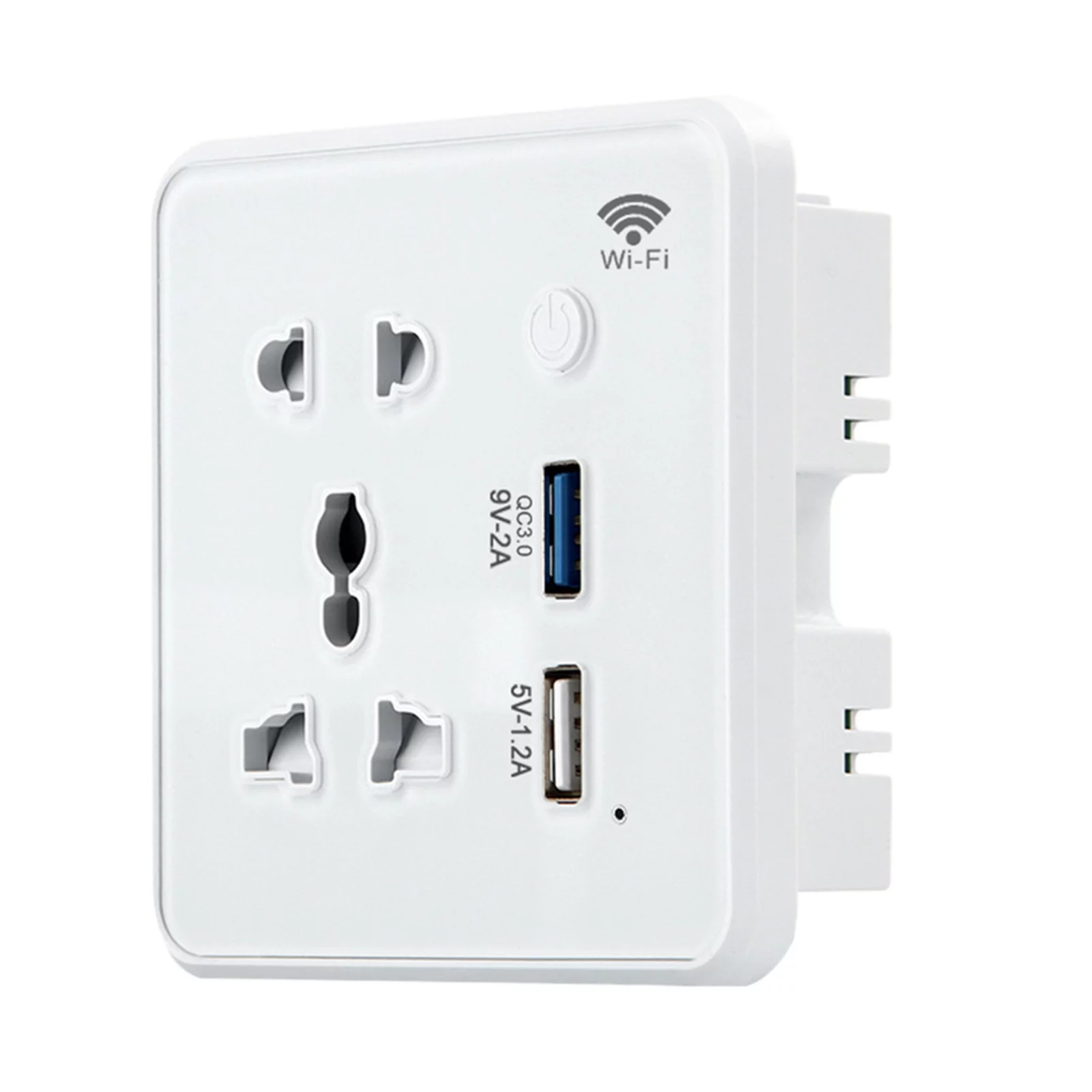 مأخذ كهربائي ذكي ثابت بمنافذ شحن