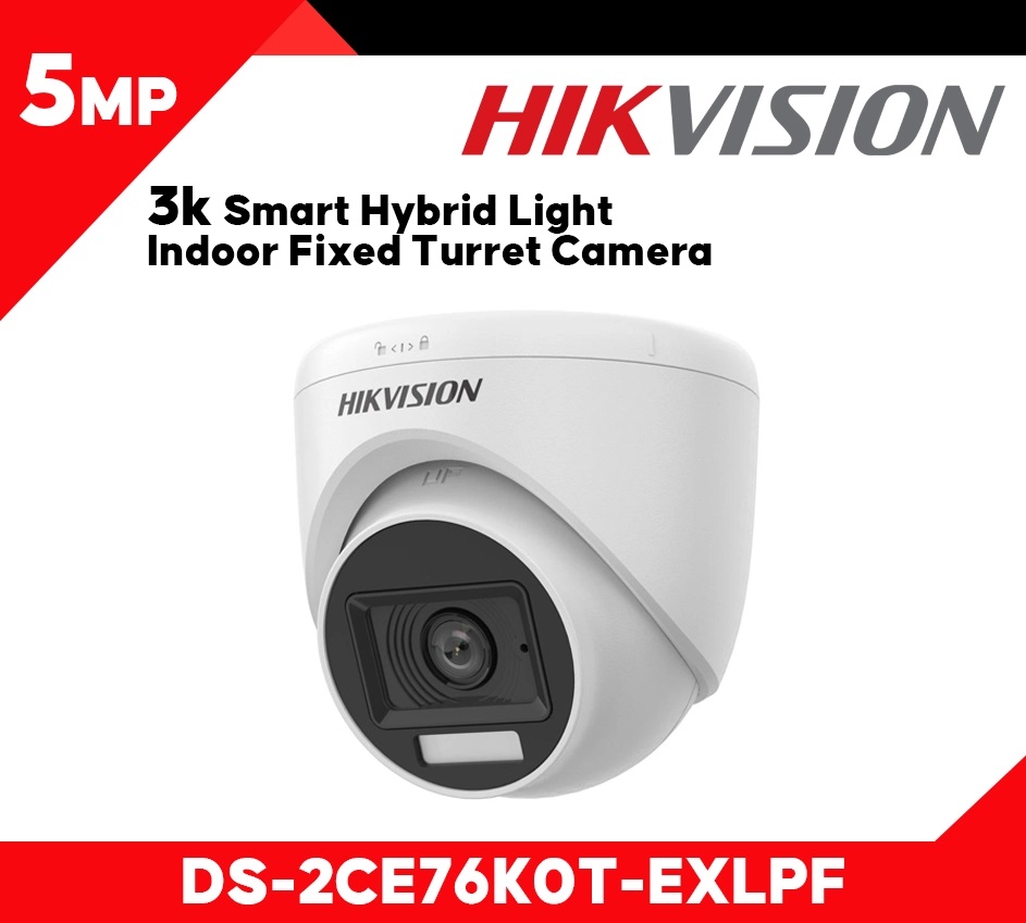 CAMERA HIKVISION 3K DS-2CE76K0T-EXLPF كاميرا منزلية