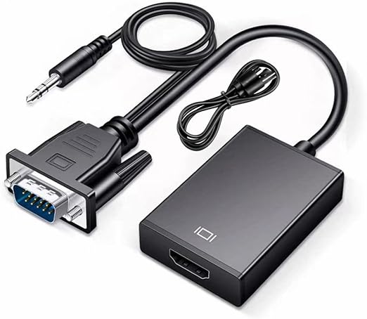 تحويرة VGA TO HDMI WITH SOUND
