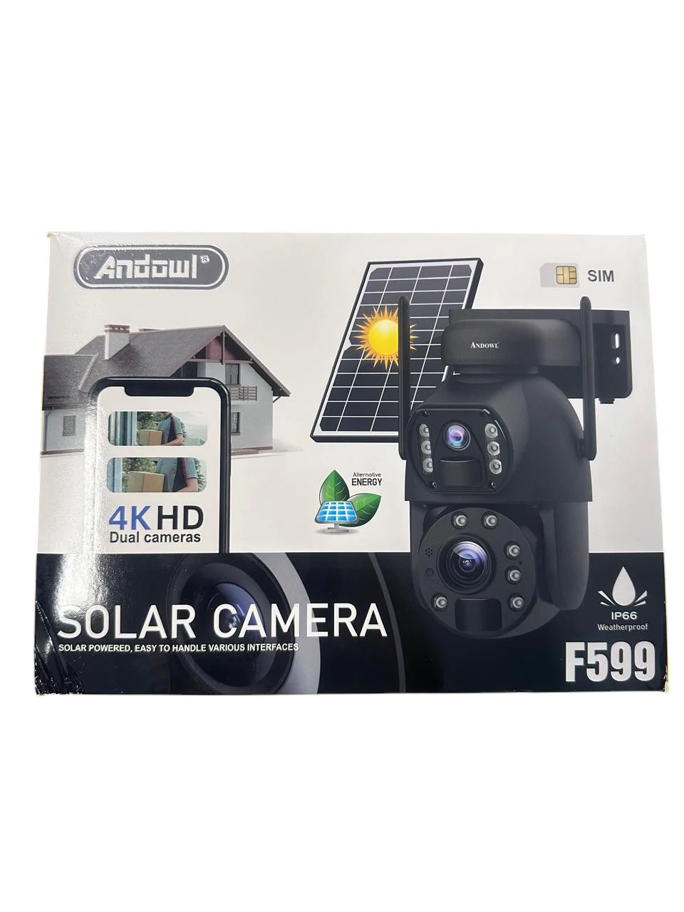 SOLAR CAMERA ANDOWL F599 كاميرا طاقة شمسية