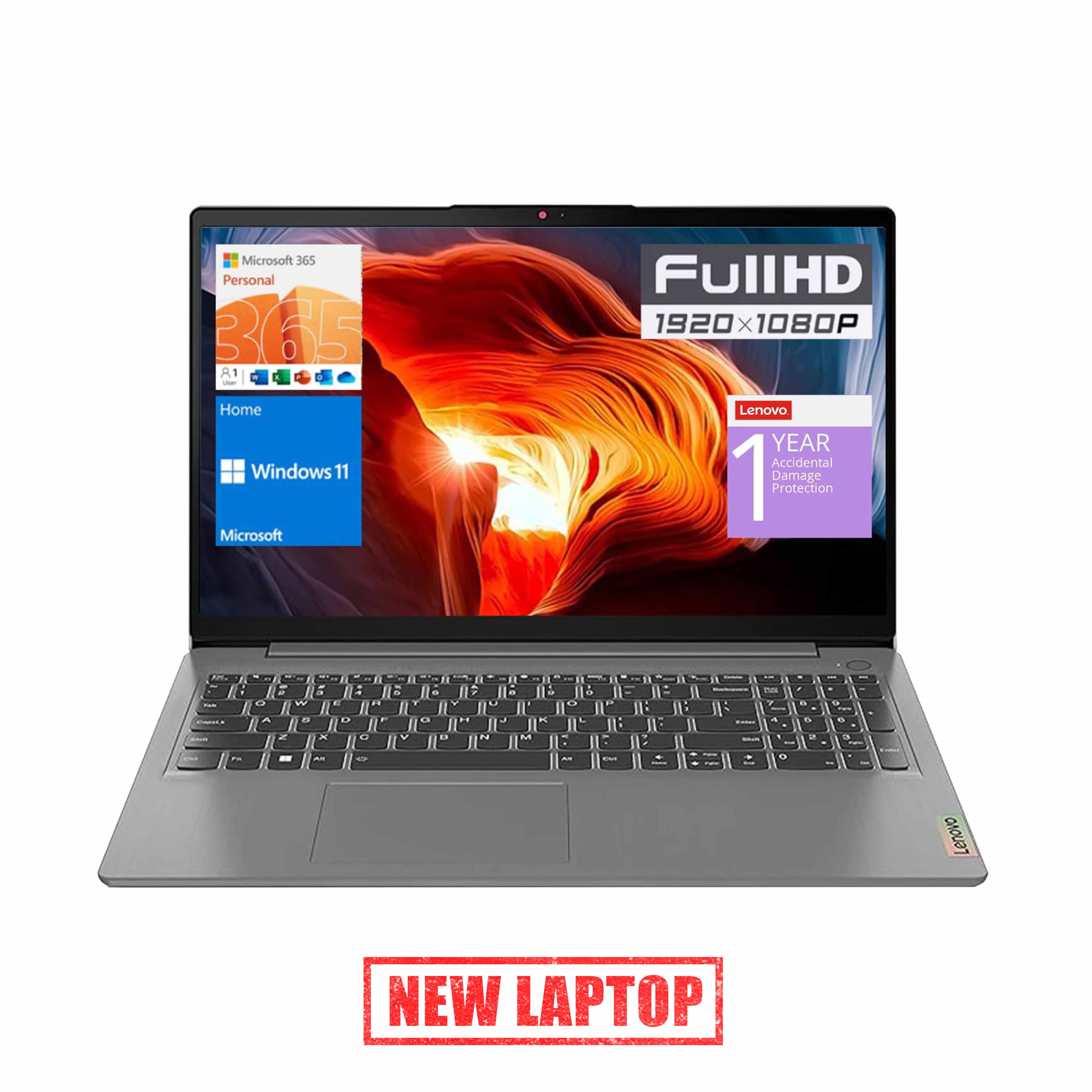 LENOVO B IP1 CELERON N4500 4GB 256GB SSD INTEL لابتوب جديد